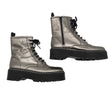 Unisex Vamsko - Army boots, size 37 - Silver ()