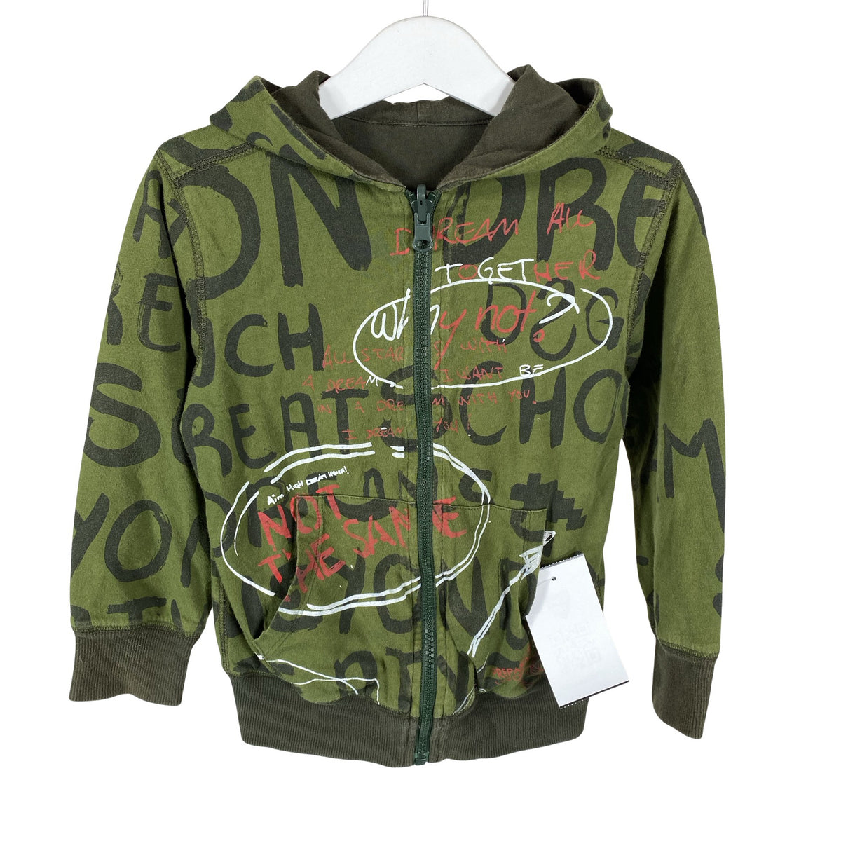 Unisex Desigual - Hoodie, size 92 - 98 - Green (1)