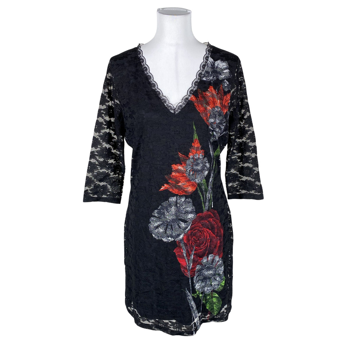 Unisex Desigual - Tricot dress, size 40 - Black (1)