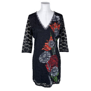 Unisex Desigual - Tricot dress, size 40 - Black (1)