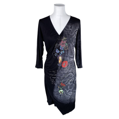 Unisex Desigual - Tricot dress, size 40 - Black ()