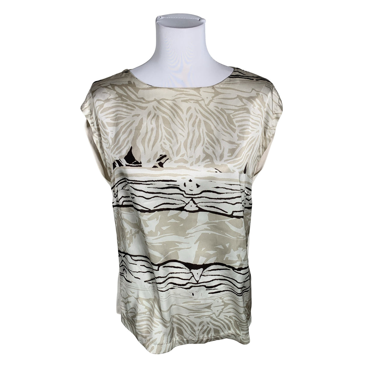 Unisex Your Face - Short-sleeved blouse, size 36 - Beige (1)