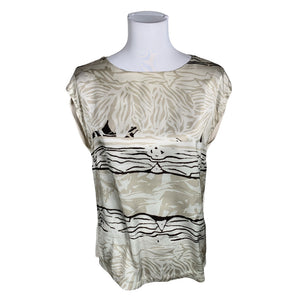 Unisex Your Face - Short-sleeved blouse, size 36 - Beige (1)