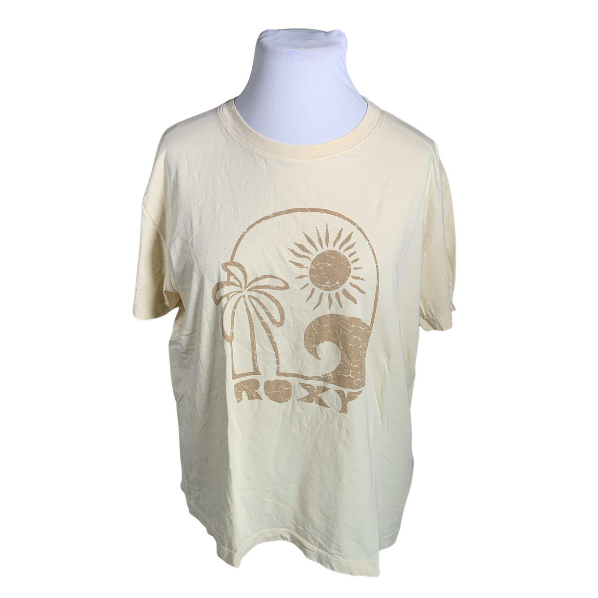 Unisex Roxy - T-shirt, size 42 - Natural white (1)