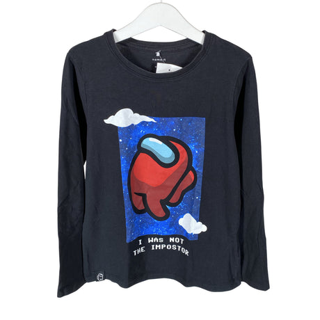 Unisex Name It - Tricot shirt, size 122 - 128 - Black ()