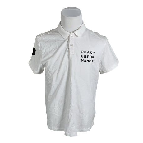 Unisex Peak Performance - Polo shirt, size XL - White ()