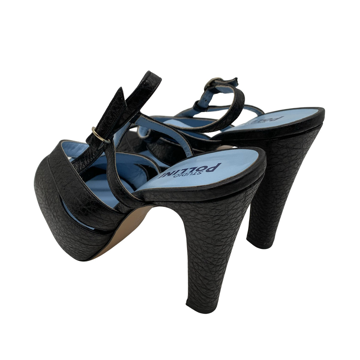 Unisex Studio Pollini - Heeled sandals, size 38 - Black (2)