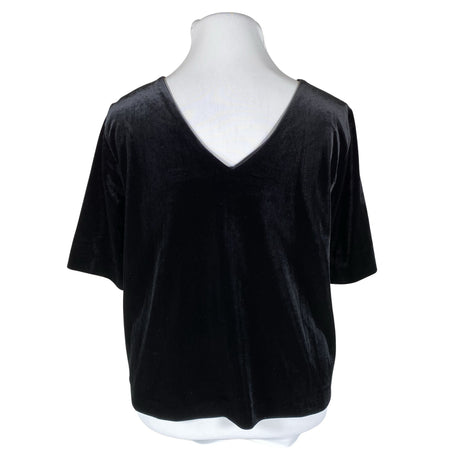 Unisex Lindex - Short-sleeved blouse, size 42 - Black (2)