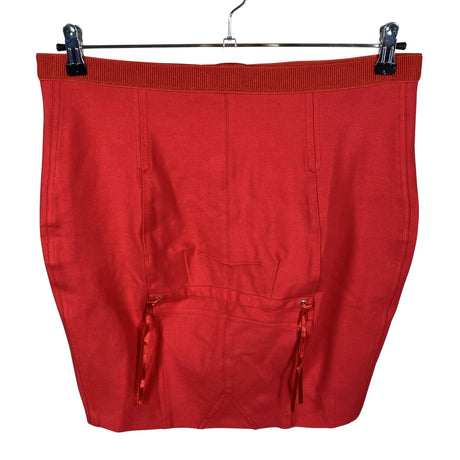 Unisex Lindex - Tricot skirt, size 40 - Red (2)