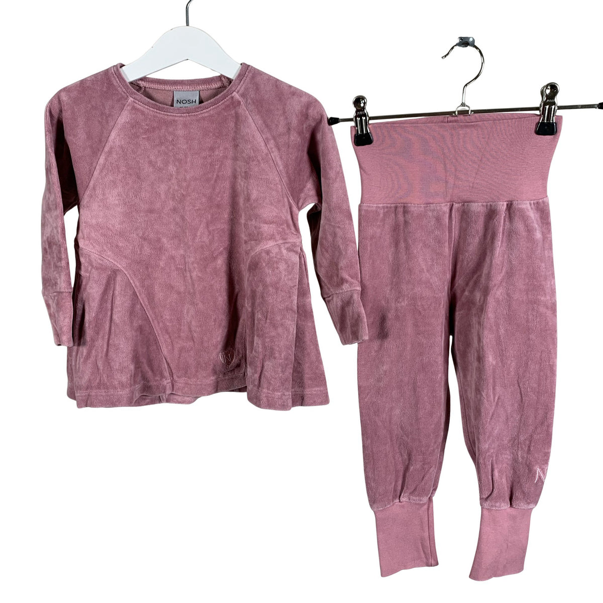Unisex NOSH - Tricot shirt, size 86 - 92 - Light pink (1)