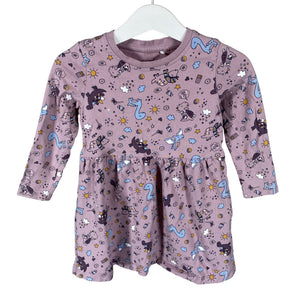 Unisex Name It - Tricot dress, size 86 - 92 - Violet (1)