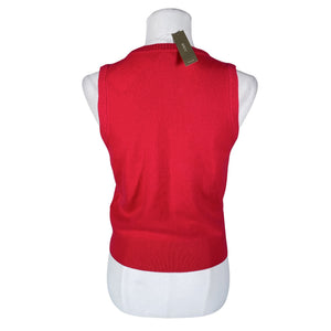 Unisex J.Crew - Knit vest, size 36 - Red (2)