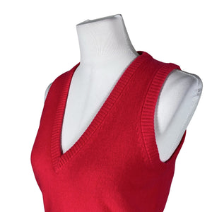 Unisex J.Crew - Knit vest, size 36 - Red (3)