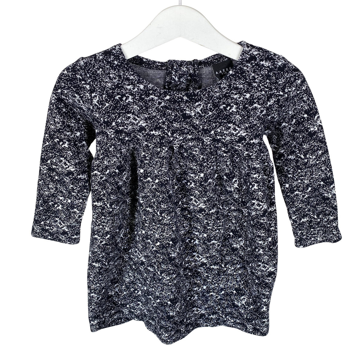 Unisex Aarrelabel - Tricot tunic, size 86 - 92 - Black (1)