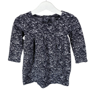 Unisex Aarrelabel - Tricot tunic, size 86 - 92 - Black (1)