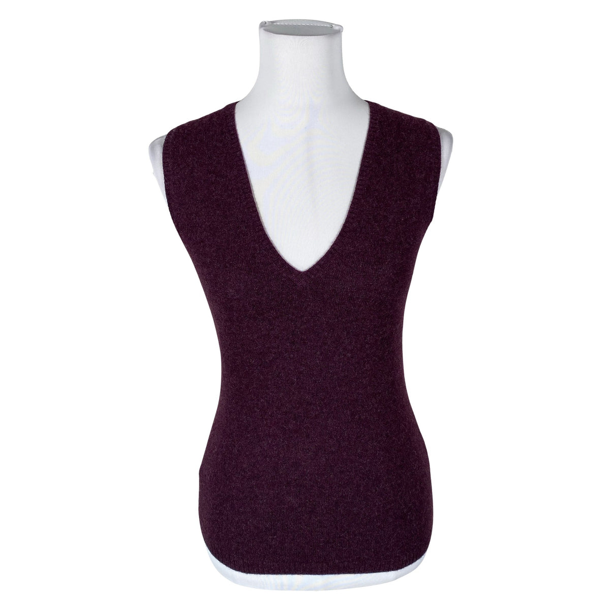 Unisex Hessnatur - Knit vest, size 34 - Violet (1)