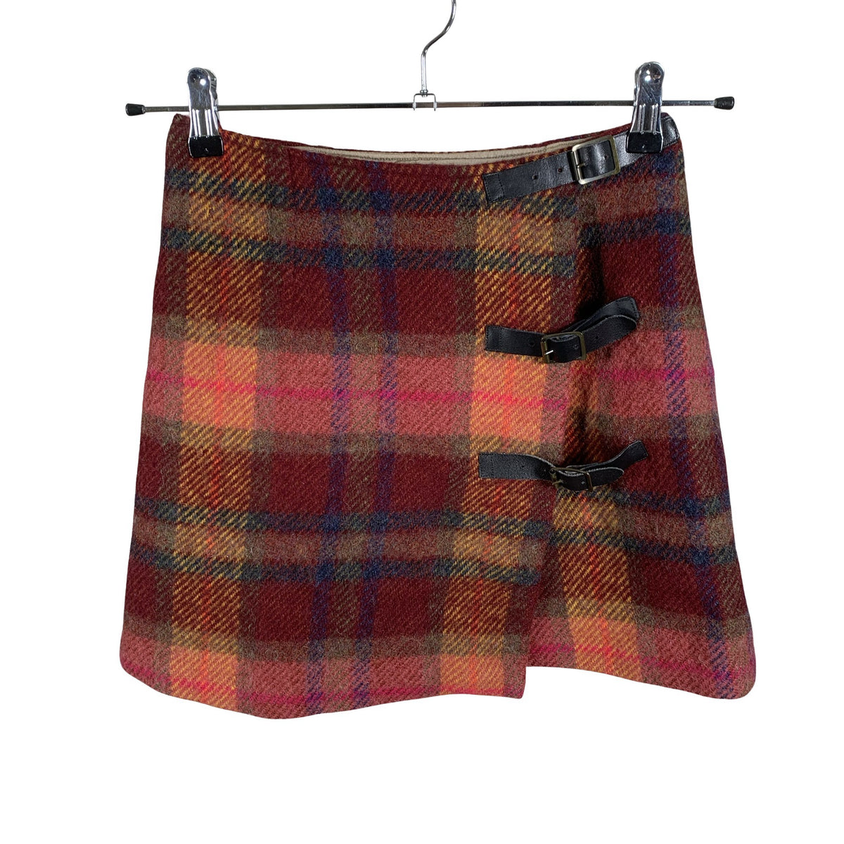 Unisex Jigsaw - Fabric skirt, size 34 - Wine red (1)