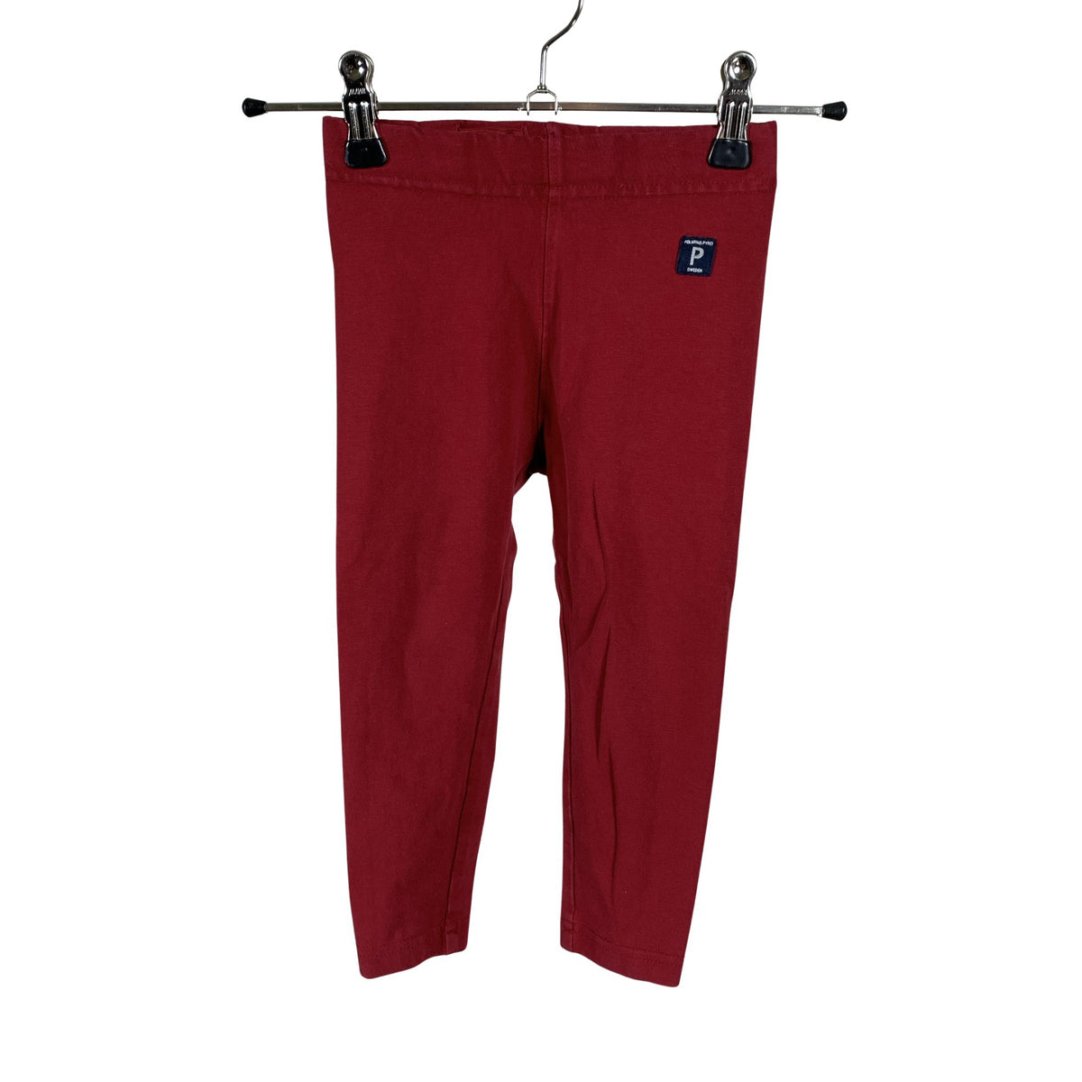 Unisex Polarn O. Pyret - Leggings, size 86 - 92 - Red (1)