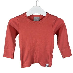 Unisex NOSH - Tricot shirt, size 86 - 92 - Orange (1)