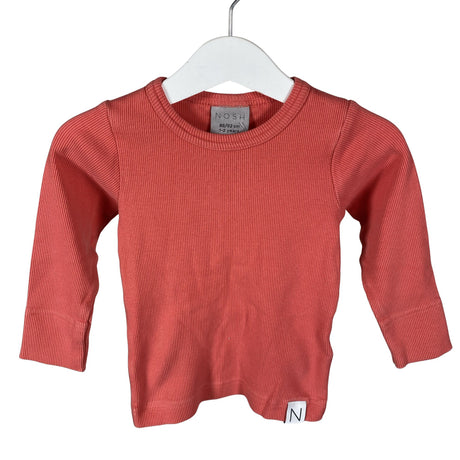 Unisex NOSH - Tricot shirt, size 86 - 92 - Orange ()