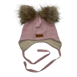 Unisex Gugguu - Mid-season hat, size 44 - 46 cm - Light pink (1)