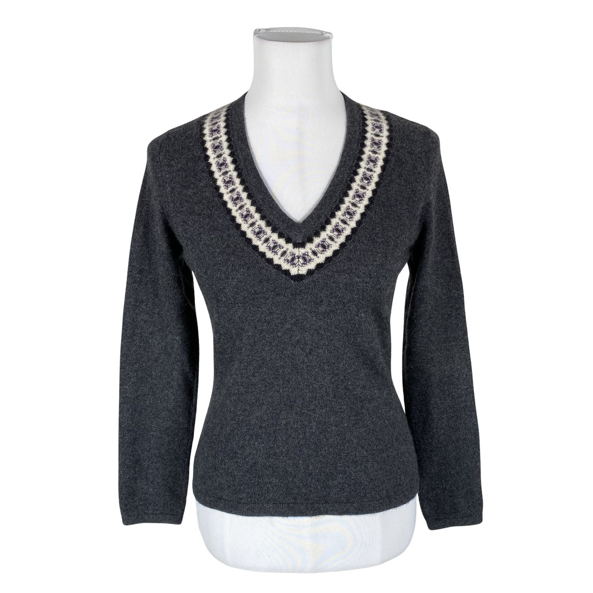 Unisex Lands' End - Sweater, size 34 - Gray (1)