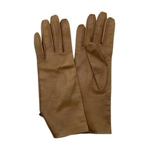 Unisex Sauso - Leather gloves, size Ei kokoa - Brown (1)