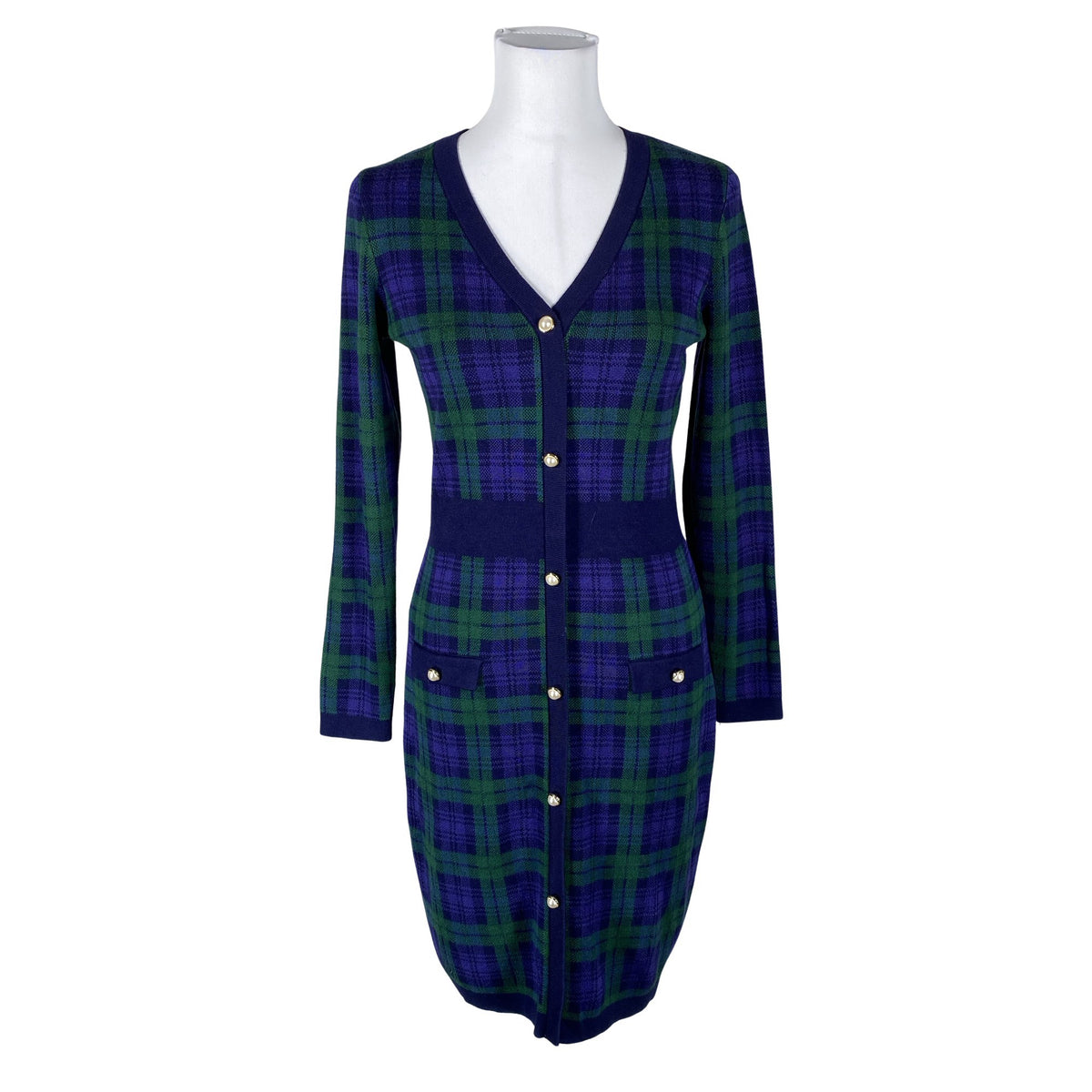 Unisex Taylor - Knit dress, size 38 - Blue (1)