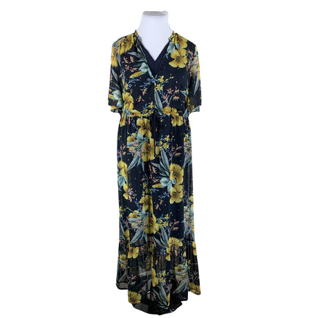 Unisex s.Oliver - Schiffon dress, size 46 - Blue ()