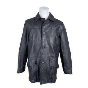Unisex Marlboro Classics - Leather jacket, size L - Black (1)