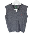 Unisex Benetton - Knit vest, size 104 - 110 - Gray ()