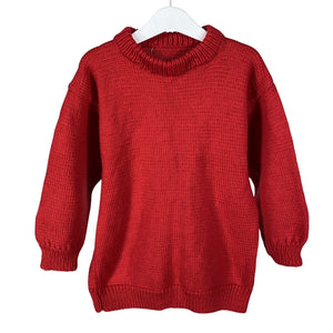 Unisex Handmade - Sweater, size 134 - 140 - Red (1)