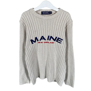 Unisex Maine New England - Sweater, size 134 - 140 - Beige (1)