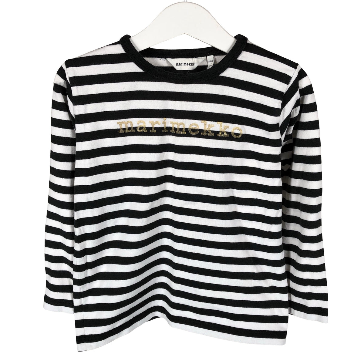Unisex Marimekko - Tricot shirt, size 104 - 110 - Black (1)