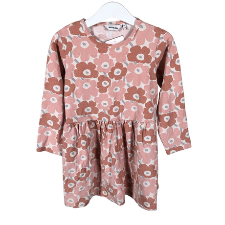 Unisex Marimekko - Tricot dress, size 104 - 110 - Light pink ()