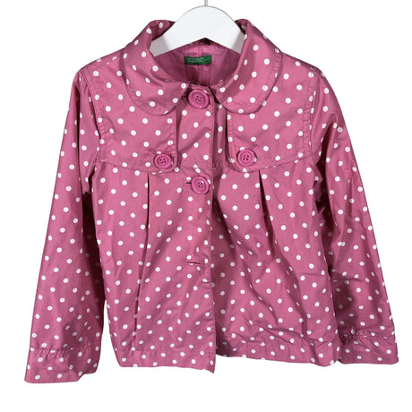 Unisex Benetton - Trench coat, size 116 - 122 - Pink ()