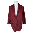 Unisex Nanso - Sweat jacket, size 38 - Wine red ()