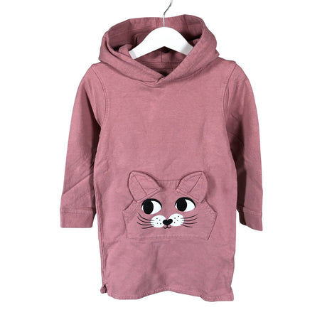 Unisex Bogi - Sweatshirt dress, size 104 - 110 - Light pink ()