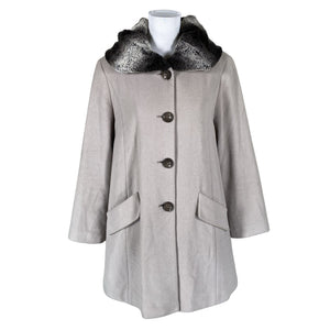 Unisex Gelco - Wool coat, size 38 - Gray (1)