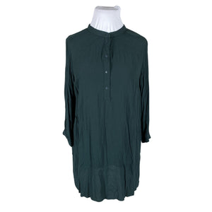 Unisex Zizzi - Schiffon dress, size 46 - Green (1)