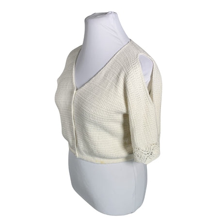 Unisex Benetton - Cardigan, size 44 - White (2)