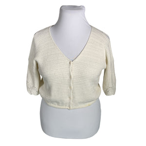 Unisex Benetton - Cardigan, size 44 - White (1)