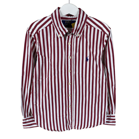 Unisex Polo Ralph Lauren - Collared shirt, size 122 - 128 - Red ()