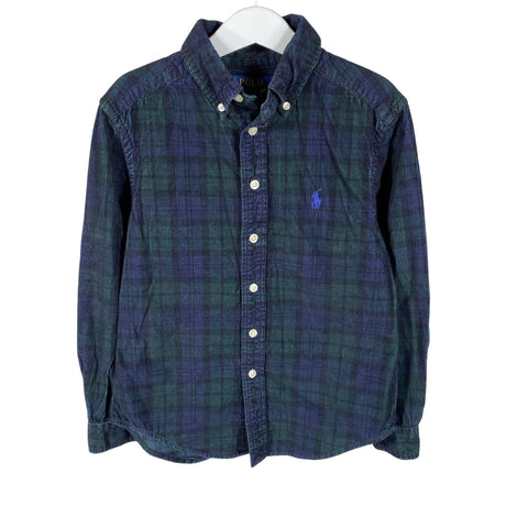 Unisex Polo Ralph Lauren - Collared shirt, size 122 - 128 - Blue ()