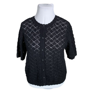Unisex Selected - Cardigan, size 42 - Black (1)