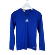 Unisex Adidas - Sports shirt, long sleeve, size 158 - 164 - Blue ()