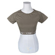 Unisex ICIW – Icaniwill - Sports shirt, short sleeve, size 38 - Beige ()