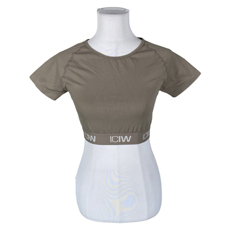 Unisex ICIW – Icaniwill - Sports shirt, short sleeve, size 38 - Beige ()