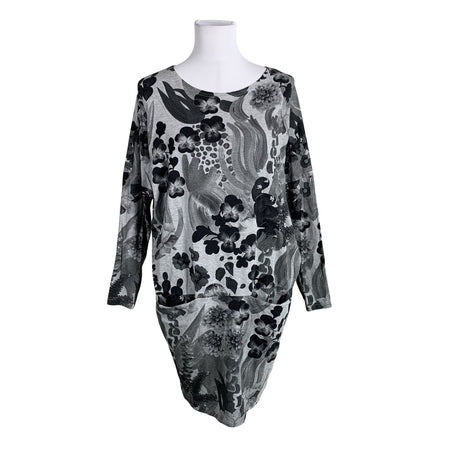 Unisex Taimi - Tricot tunic, size 34 - Gray ()