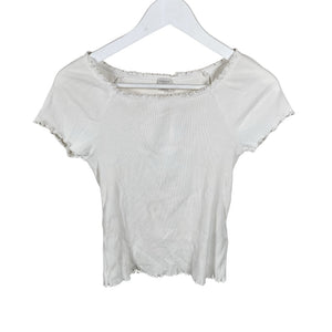 Unisex Lindex - T-shirt, size 158 - 164 - White (1)